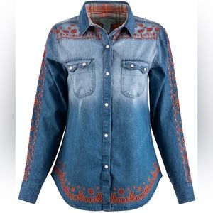 NWOT - Tasha Polizzi Denim Antonio Shirt